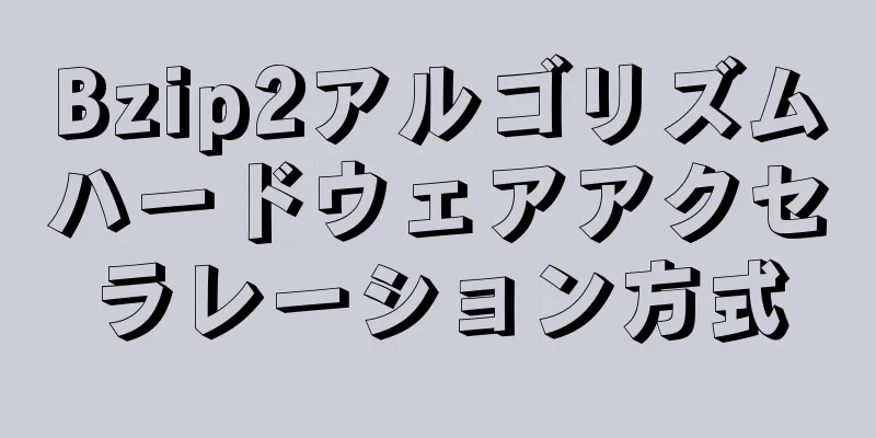 Bzip2アルゴリズムハードウェアアクセラレーション方式