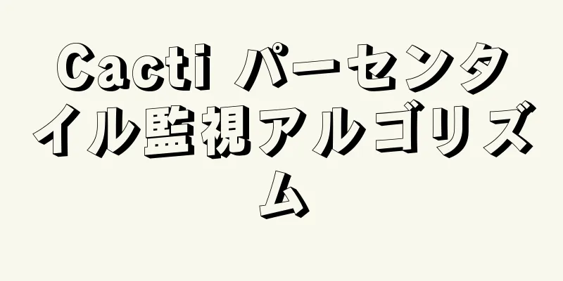 Cacti パーセンタイル監視アルゴリズム