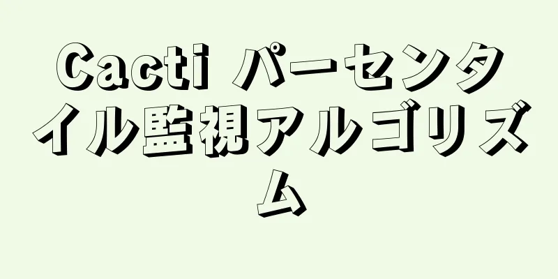 Cacti パーセンタイル監視アルゴリズム