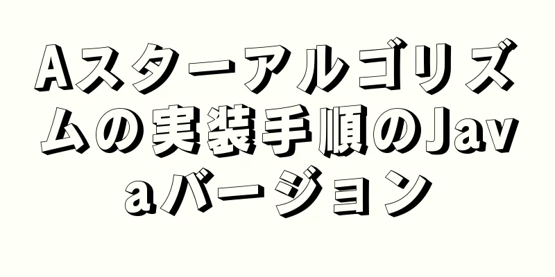 Aスターアルゴリズムの実装手順のJavaバージョン