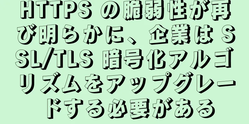 HTTPS の脆弱性が再び明らかに、企業は SSL/TLS 暗号化アルゴリズムをアップグレードする必要がある