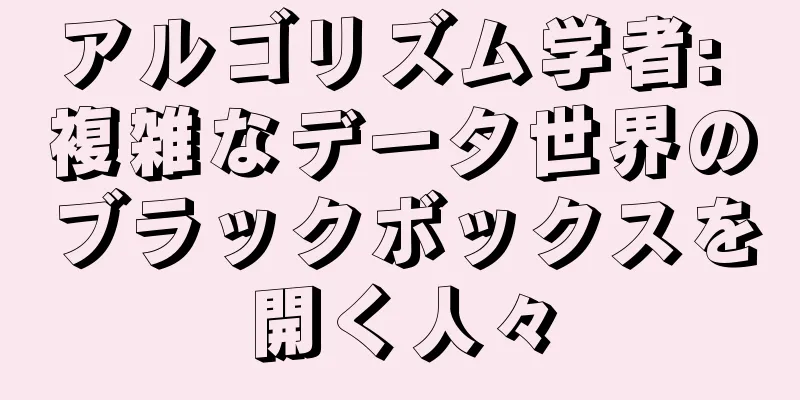 アルゴリズム学者: 複雑なデータ世界のブラックボックスを開く人々