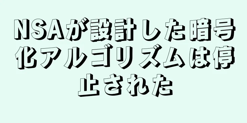 NSAが設計した暗号化アルゴリズムは停止された