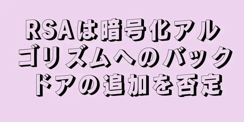 RSAは暗号化アルゴリズムへのバックドアの追加を否定