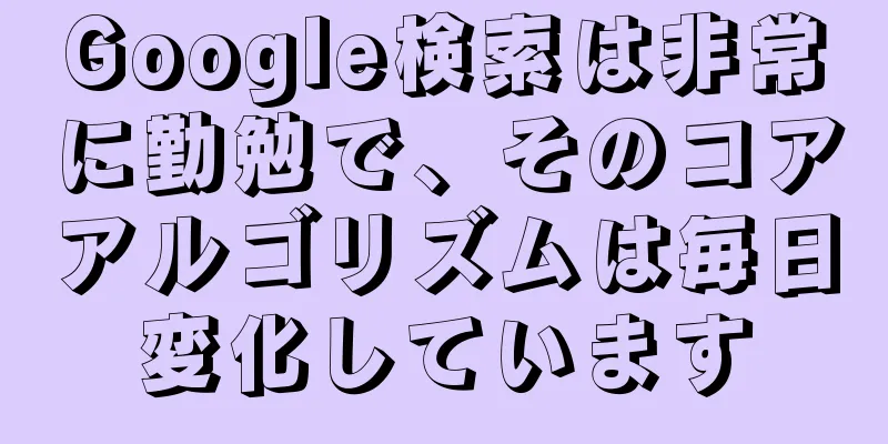 Google検索は非常に勤勉で、そのコアアルゴリズムは毎日変化しています