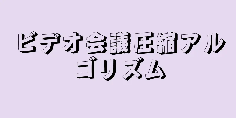 ビデオ会議圧縮アルゴリズム