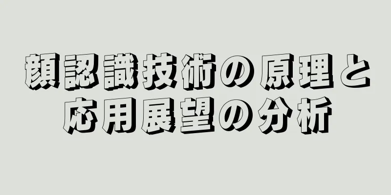 顔認識技術の原理と応用展望の分析