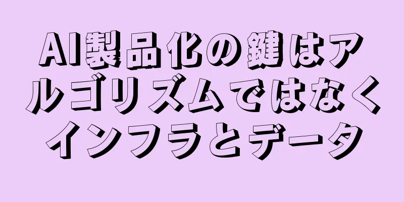 AI製品化の鍵はアルゴリズムではなくインフラとデータ
