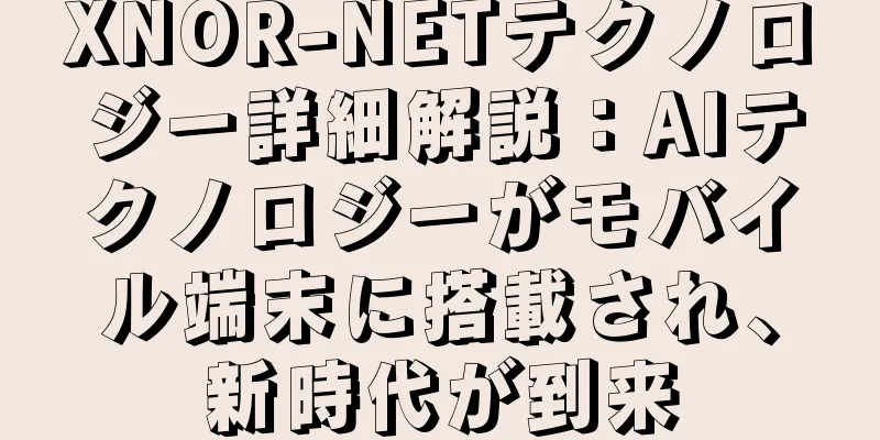 XNOR-NETテクノロジー詳細解説：AIテクノロジーがモバイル端末に搭載され、新時代が到来