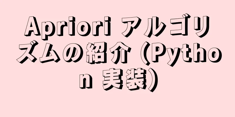 Apriori アルゴリズムの紹介 (Python 実装)