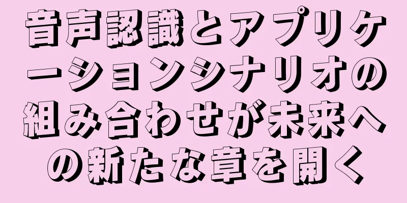 音声認識とアプリケーションシナリオの組み合わせが未来への新たな章を開く