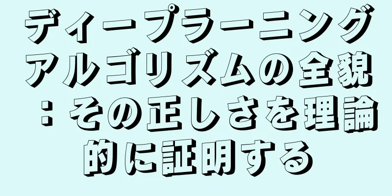 ディープラーニングアルゴリズムの全貌：その正しさを理論的に証明する