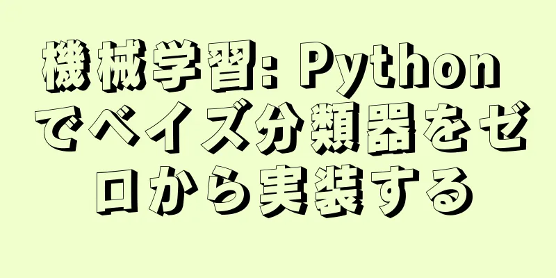 機械学習: Python でベイズ分類器をゼロから実装する