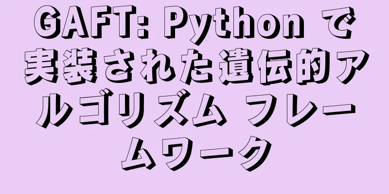 GAFT: Python で実装された遺伝的アルゴリズム フレームワーク