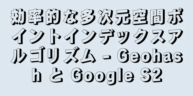 効率的な多次元空間ポイントインデックスアルゴリズム - Geohash と Google S2