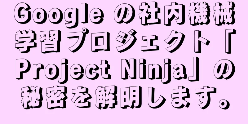 Google の社内機械学習プロジェクト「Project Ninja」の秘密を解明します。
