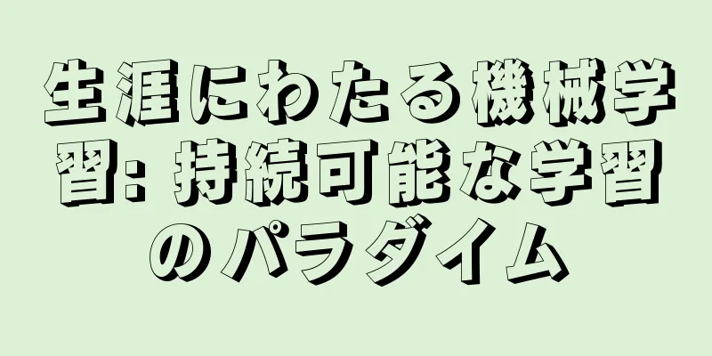 生涯にわたる機械学習: 持続可能な学習のパラダイム