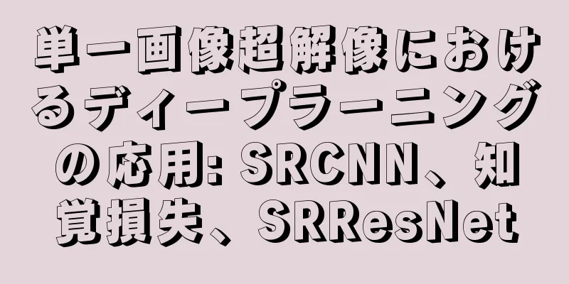 単一画像超解像におけるディープラーニングの応用: SRCNN、知覚損失、SRResNet