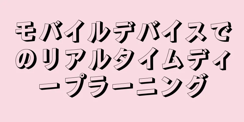 モバイルデバイスでのリアルタイムディープラーニング