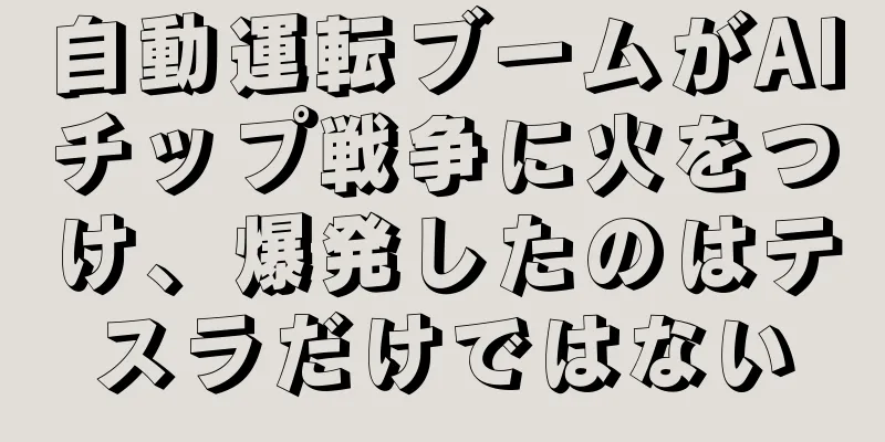 自動運転ブームがAIチップ戦争に火をつけ、爆発したのはテスラだけではない