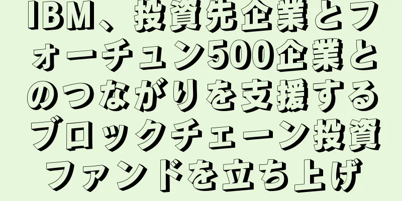 IBM、投資先企業とフォーチュン500企業とのつながりを支援するブロックチェーン投資ファンドを立ち上げ