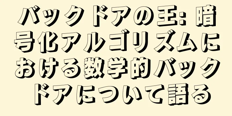 バックドアの王: 暗号化アルゴリズムにおける数学的バックドアについて語る
