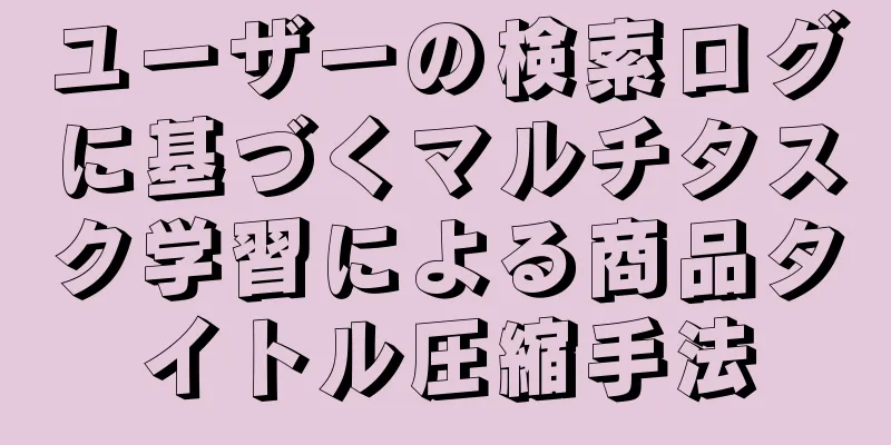 ユーザーの検索ログに基づくマルチタスク学習による商品タイトル圧縮手法