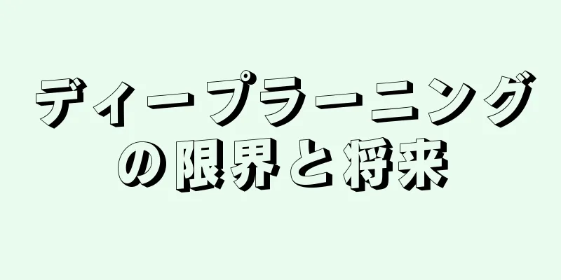 ディープラーニングの限界と将来