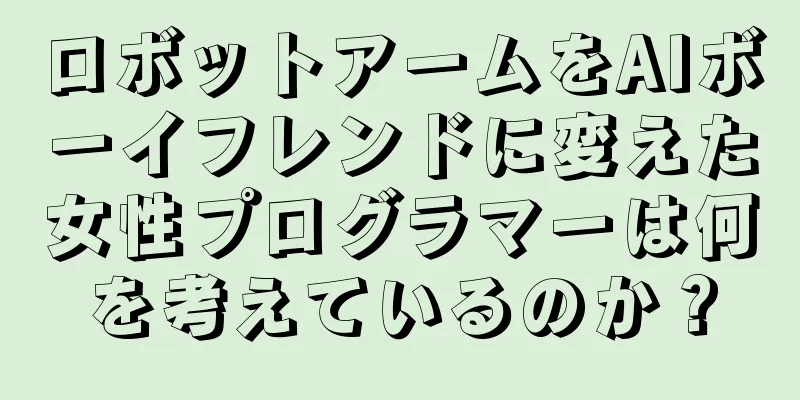 ロボットアームをAIボーイフレンドに変えた女性プログラマーは何を考えているのか？