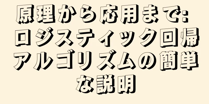原理から応用まで: ロジスティック回帰アルゴリズムの簡単な説明