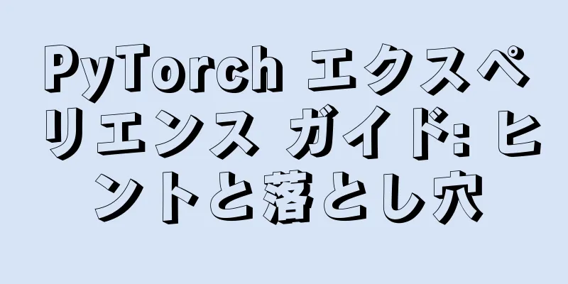 PyTorch エクスペリエンス ガイド: ヒントと落とし穴