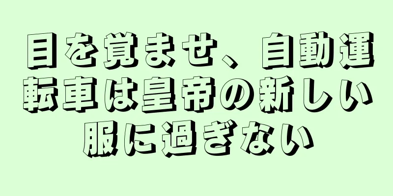 目を覚ませ、自動運転車は皇帝の新しい服に過ぎない