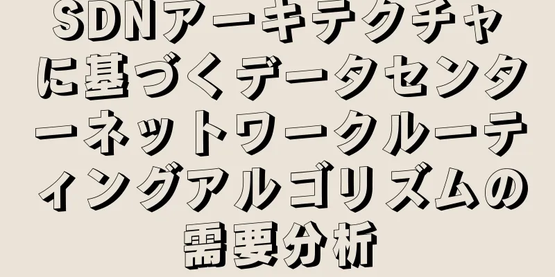 SDNアーキテクチャに基づくデータセンターネットワークルーティングアルゴリズムの需要分析