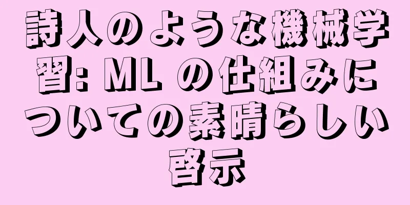 詩人のような機械学習: ML の仕組みについての素晴らしい啓示