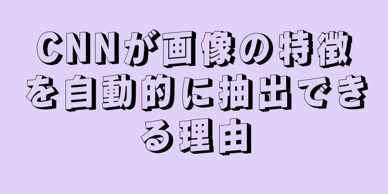 CNNが画像の特徴を自動的に抽出できる理由