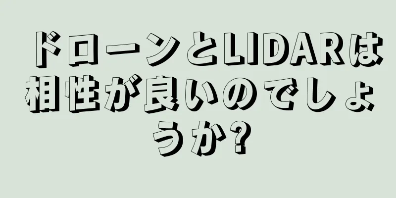 ドローンとLIDARは相性が良いのでしょうか?