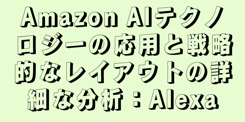 Amazon AIテクノロジーの応用と戦略的なレイアウトの詳細な分析：Alexa