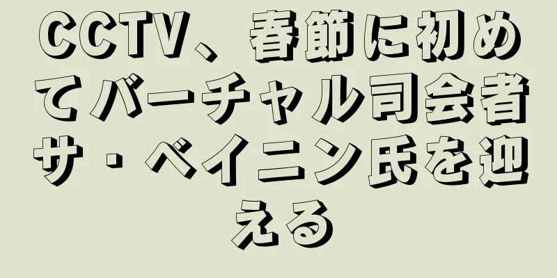 CCTV、春節に初めてバーチャル司会者サ・ベイニン氏を迎える