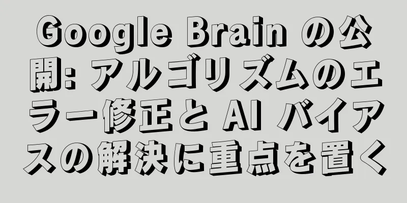Google Brain の公開: アルゴリズムのエラー修正と AI バイアスの解決に重点を置く
