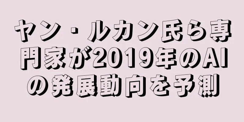 ヤン・ルカン氏ら専門家が2019年のAIの発展動向を予測