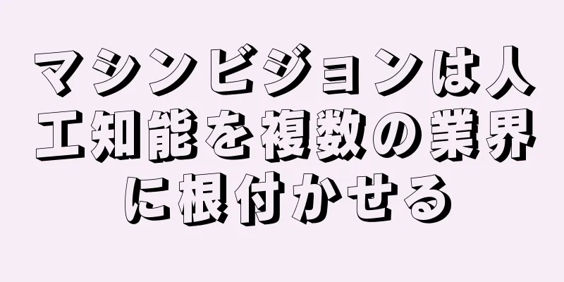 マシンビジョンは人工知能を複数の業界に根付かせる