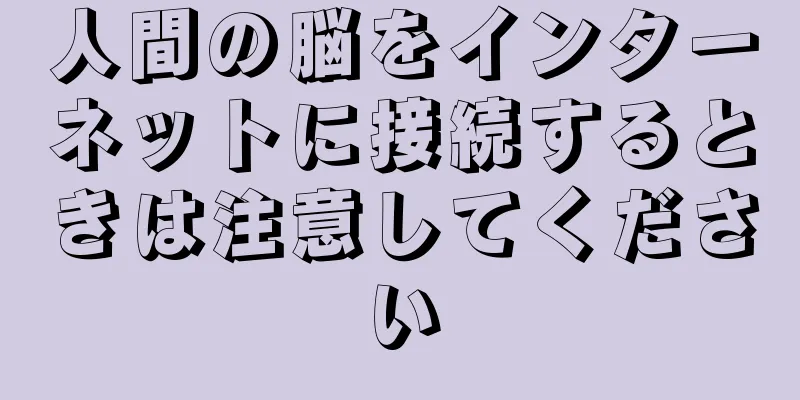 人間の脳をインターネットに接続するときは注意してください