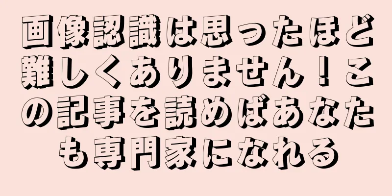 画像認識は思ったほど難しくありません！この記事を読めばあなたも専門家になれる