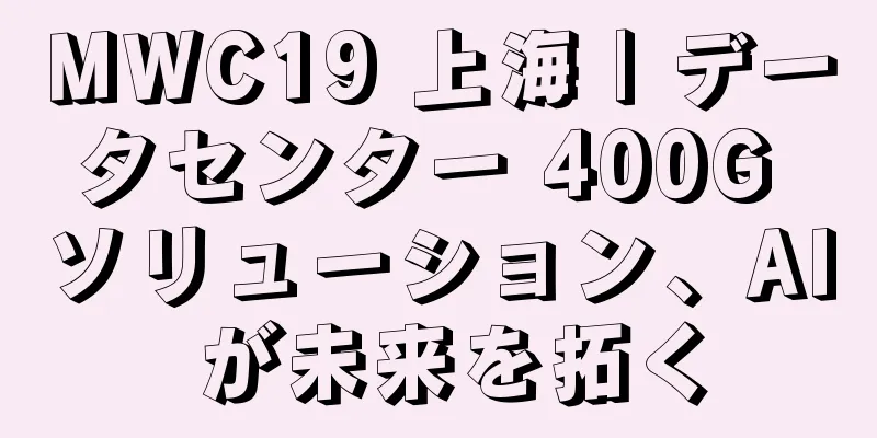 MWC19 上海 | データセンター 400G ソリューション、AI が未来を拓く