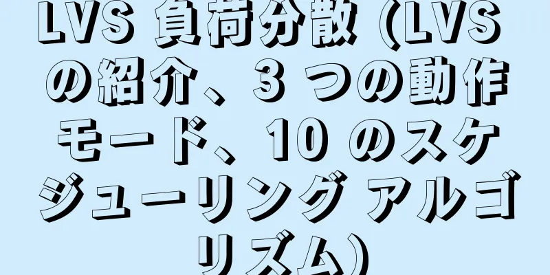 LVS 負荷分散 (LVS の紹介、3 つの動作モード、10 のスケジューリング アルゴリズム)