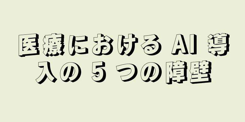 医療における AI 導入の 5 つの障壁