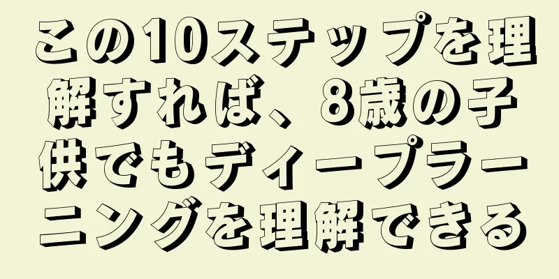 この10ステップを理解すれば、8歳の子供でもディープラーニングを理解できる
