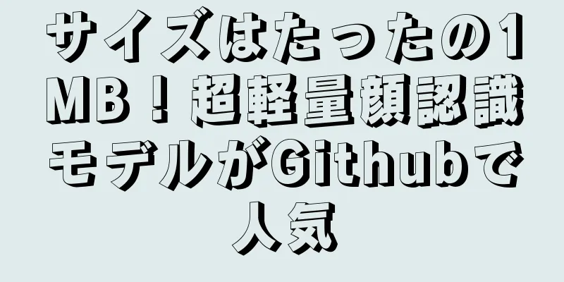 サイズはたったの1MB！超軽量顔認識モデルがGithubで人気