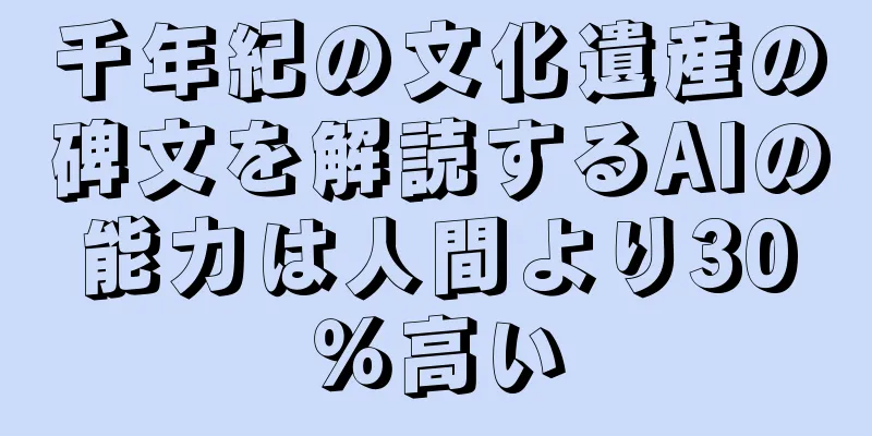 千年紀の文化遺産の碑文を解読するAIの能力は人間より30％高い