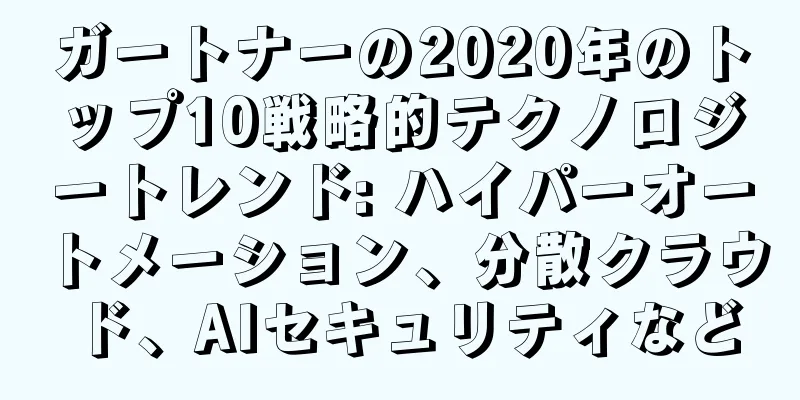 ガートナーの2020年のトップ10戦略的テクノロジートレンド: ハイパーオートメーション、分散クラウド、AIセキュリティなど